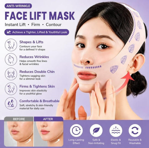 V-Line Face Lift Mask – Anti-Wrinkle Lifting Strap
