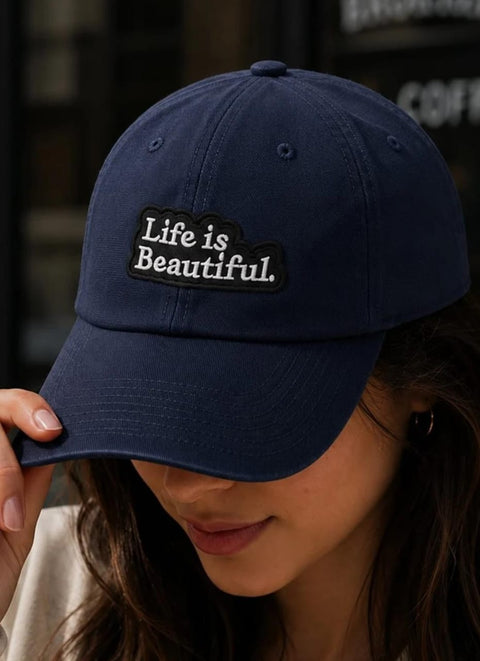 Life is Beautiful Navy Cap
