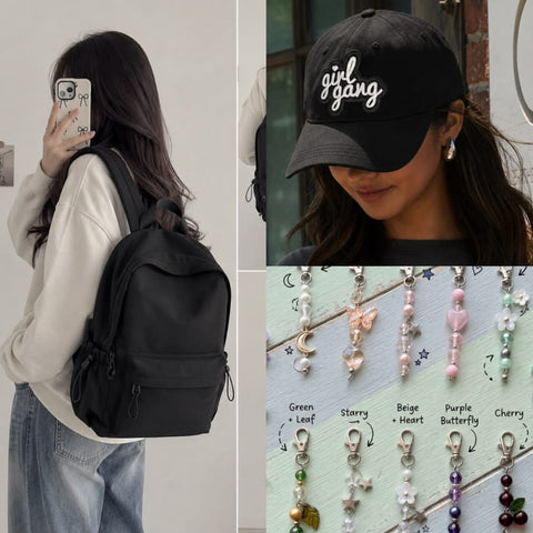 College bag | BUY ONE GET ONE FREE Key chain | 1 Free Cap Girl Gang